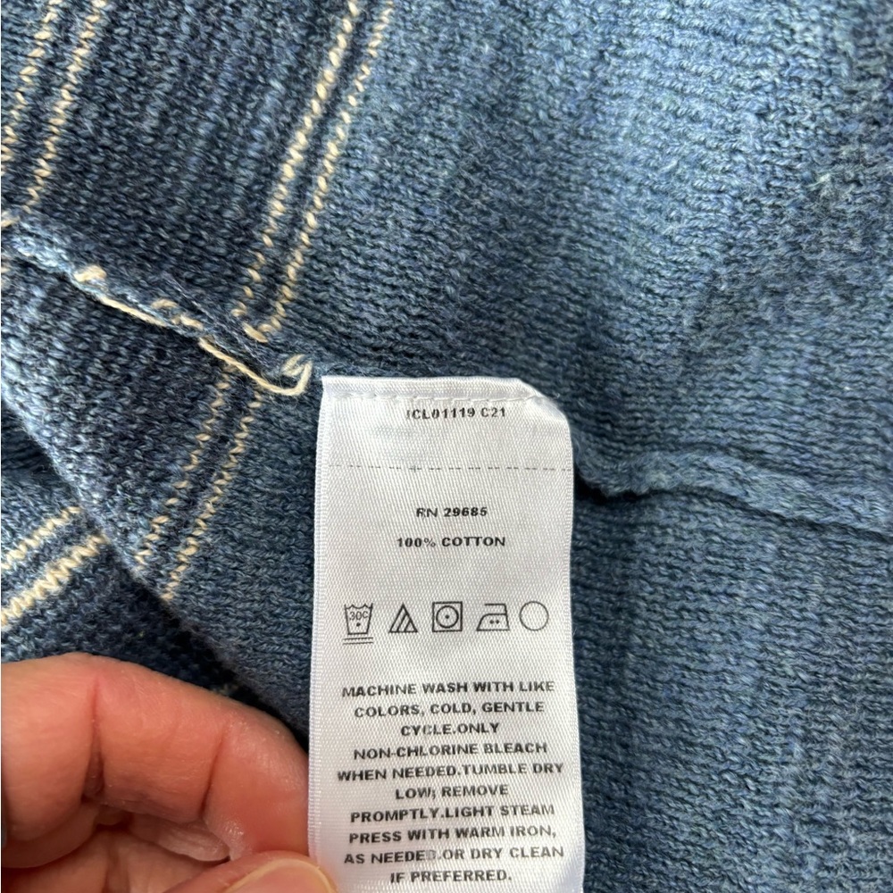 Pendleton Southwest Geometric Pattern Blue Yellow… - image 6